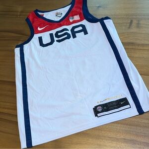 Nike USA Basketball Jersey Tnice 92 Mens Medium Team USA Olympic Style sz M